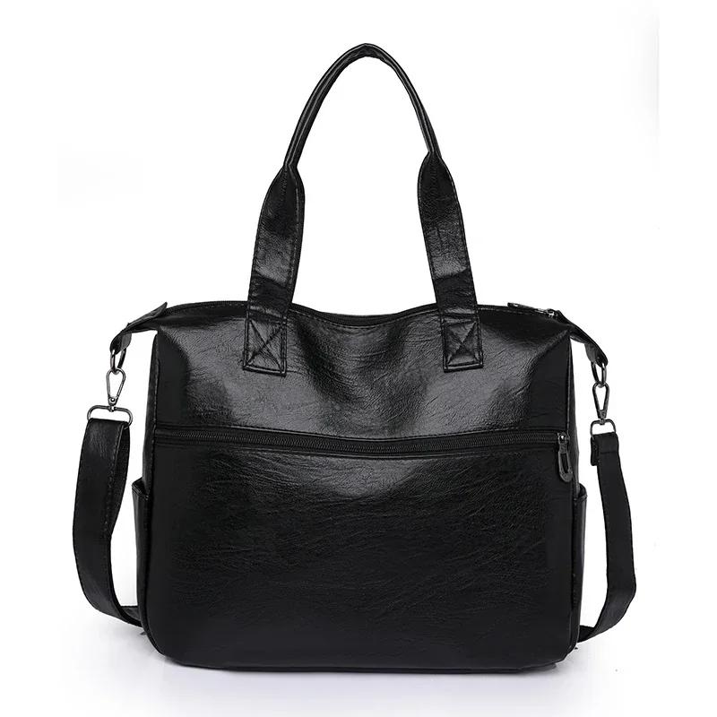 Женские однотонные сумки из полиуретана на молнии, элегантные сумки через плечо, вместительные повседневные сумки через плечо, новая фирменная мода
Женские однотонные сумки из полиуретана на молнии, элегантные сумки через плечо, вместительные повседневные сумки через плечо, новая фирменная мода