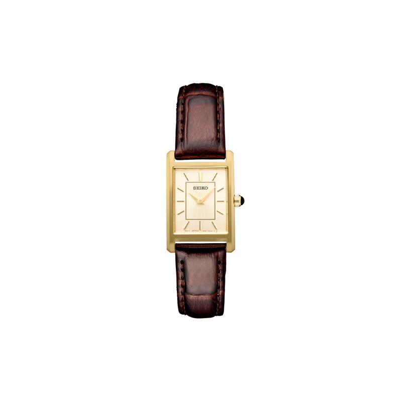 SEIKO Essentials Series 30 Meters Waterproof Quartz Leather Strap Women s Watch Yellow Dial SWR066
SEIKO Essentials Series 30 Meters Waterproof Quartz Leather Strap Women s Watch Yellow Dial SWR066