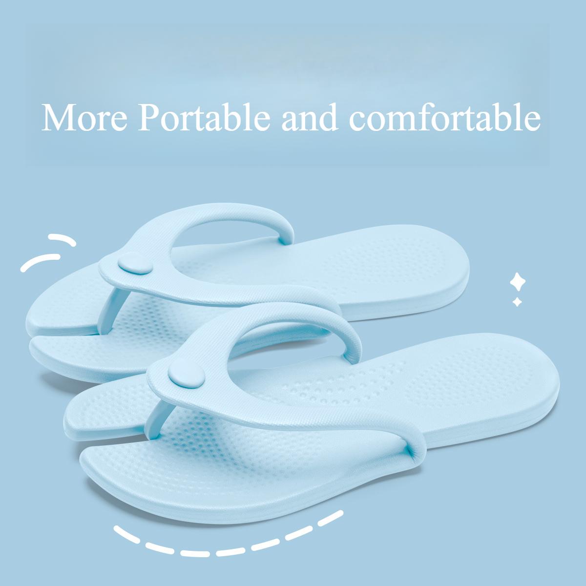 Travel folding slippers for women, disposable, bathing, beach, non slip, portable slippers for men 43-45
Travel folding slippers for women, disposable, bathing, beach, non slip, portable slippers for men 43-45