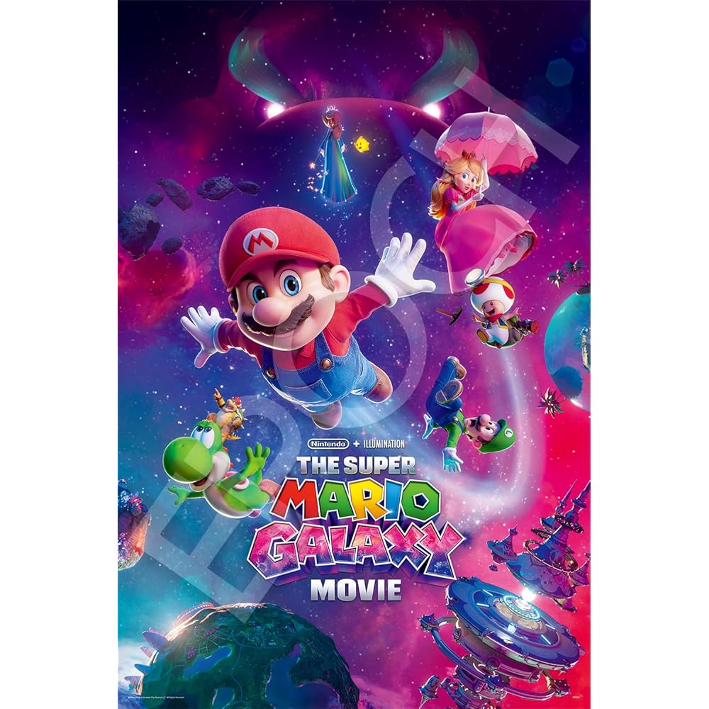 EPOCH Super Mario Galaxy Movie 1000 Piece Jigsaw Puzzle 50x75cm with Glue and Scraper
EPOCH Super Mario Galaxy Movie 1000 Piece Jigsaw Puzzle 50x75cm with Glue and Scraper