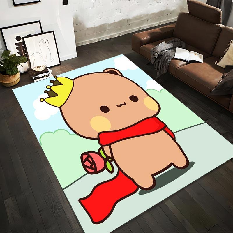 Cartoon Bear with Crown1Red Scarf1and Rose Print Carpet for Kids Room Decor Suitable for use as an anti-slip1 for1room and bedroom sofas 40x60cm( 15x23in )
Cartoon Bear with Crown1Red Scarf1and Rose Print Carpet for Kids Room Decor Suitable for use as an anti-slip1 for1room and bedroom sofas 40x60cm( 15x23in )