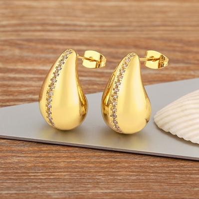 Nidin Classic High Quality Water Drop Shape Gold/Silver Color Women Girls Fashion Zircon Earrings Wedding Jewelry New Year Gift золотой
Nidin Classic High Quality Water Drop Shape Gold/Silver Color Women Girls Fashion Zircon Earrings Wedding Jewelry New Year Gift золотой