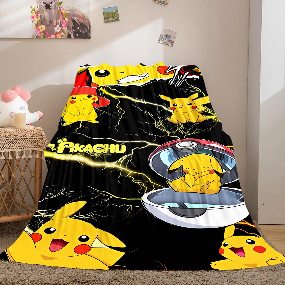 Pikachu Luxury Soft Flannel Blanket Lightweight Cozy Microfiber Blanket for Couch Bed LXR128 75x90cm
Pikachu Luxury Soft Flannel Blanket Lightweight Cozy Microfiber Blanket for Couch Bed LXR128 75x90cm