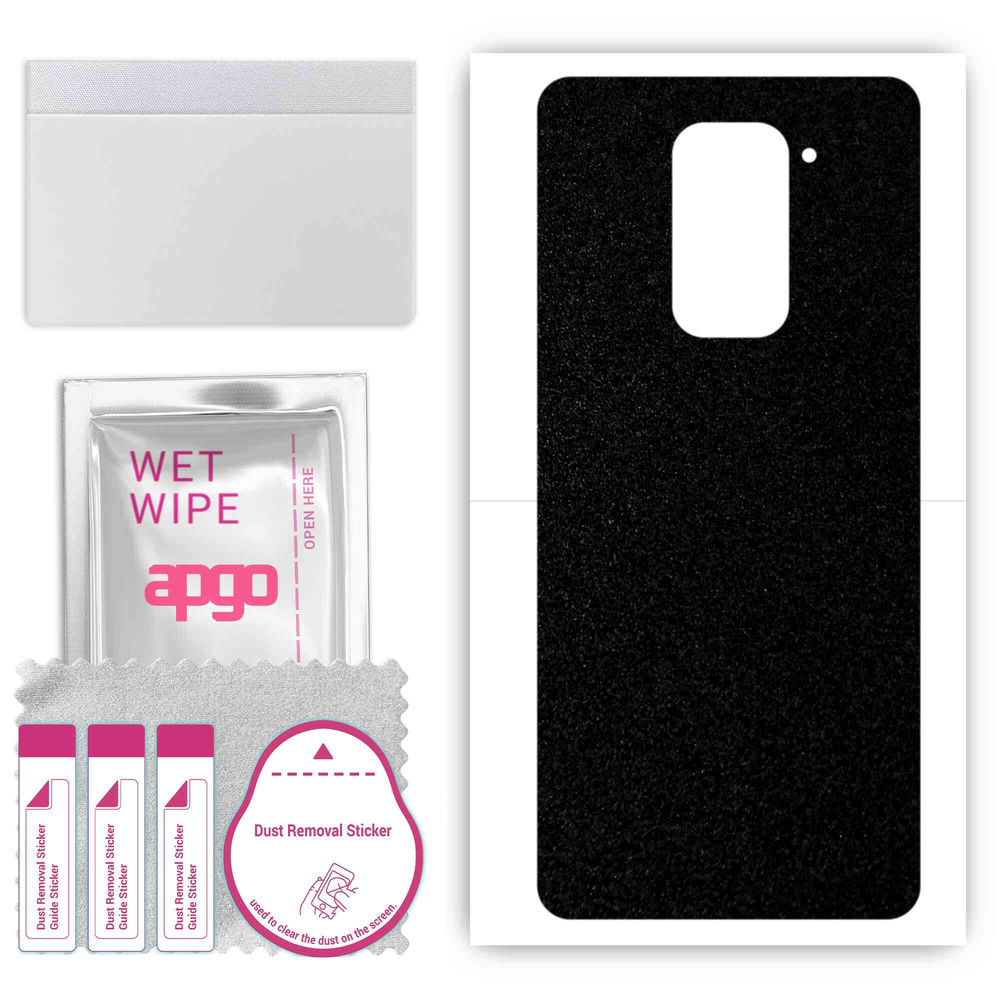 apgo Protective Skin Sticker for the back compatible with Xiaomi Redmi 10X Pro 5G, Wrap Film, Foil, Vinyl - Pattern Matte Black
apgo Protective Skin Sticker for the back compatible with Xiaomi Redmi 10X Pro 5G, Wrap Film, Foil, Vinyl - Pattern Matte Black