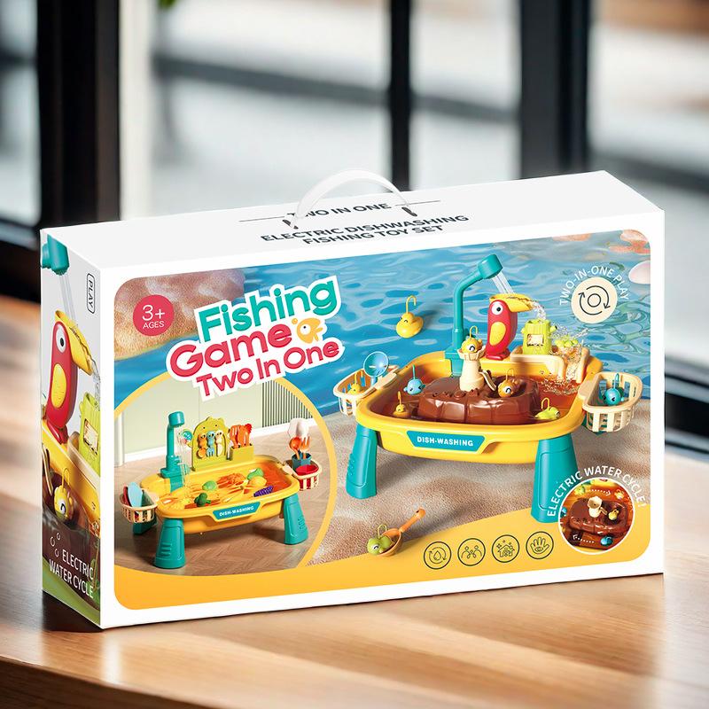 Children s Fishing Table Play Toys Summer Parent-Child Baby Play Toys Frog backpack
Children s Fishing Table Play Toys Summer Parent-Child Baby Play Toys Frog backpack
