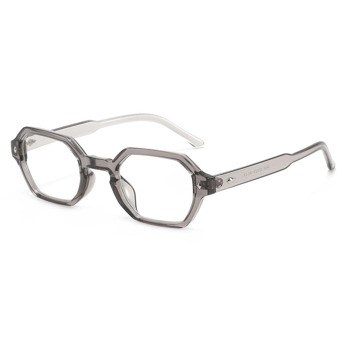 Stylish Polygonal Presbyopia Glasses Retro Frames Blue Light-blocking Reading Glasses Ladies Stylish Eyewear Diopter To +4.0 +4
Stylish Polygonal Presbyopia Glasses Retro Frames Blue Light-blocking Reading Glasses Ladies Stylish Eyewear Diopter To +4.0 +4