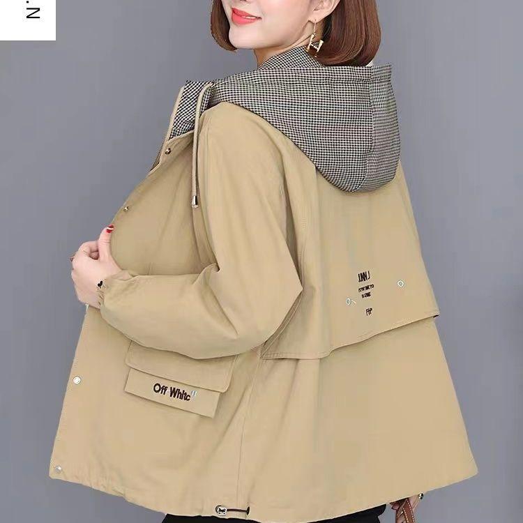 Spring Autumn Loose Casual Pocket Long Sleeved Short Windbreaker Women Hooded Jacket Thin Women Zipper Up Coats Ladies XS
Spring Autumn Loose Casual Pocket Long Sleeved Short Windbreaker Women Hooded Jacket Thin Women Zipper Up Coats Ladies XS