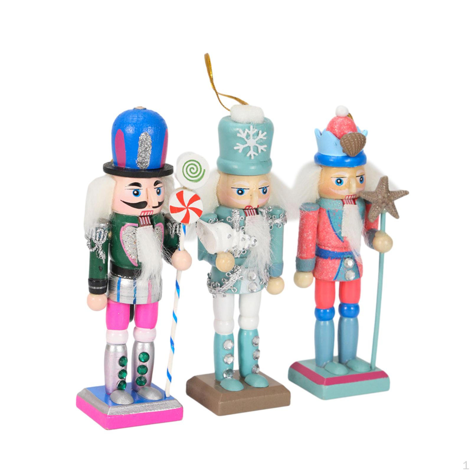 3x Christmas Nutcracker Ornaments Home Decorations for Table Decor
3x Christmas Nutcracker Ornaments Home Decorations for Table Decor