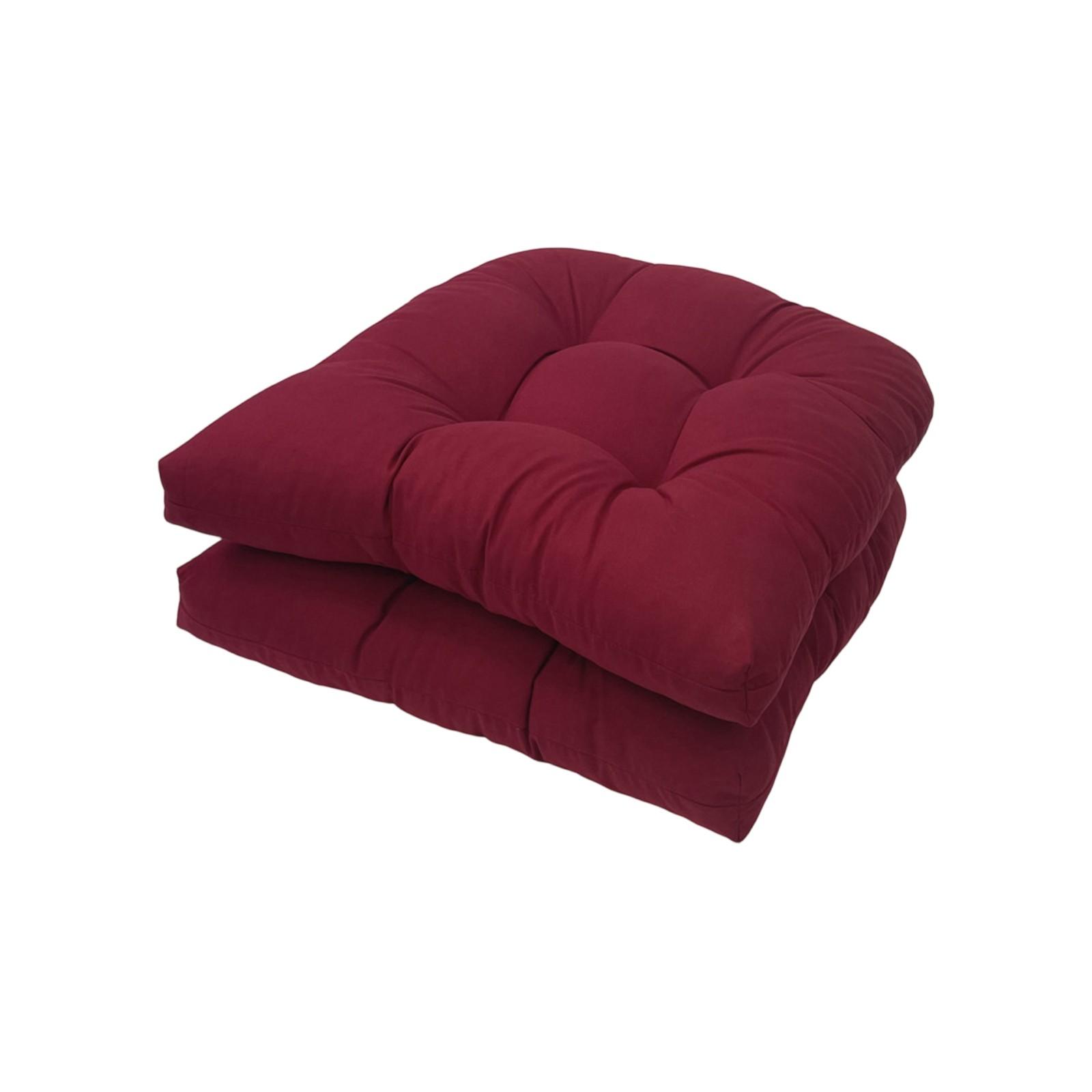 Набор из 22 x 22 подушек для сиденья для помещений и улицы с двумя U-образными подушками One Size винный
Набор из 22 x 22 подушек для сиденья для помещений и улицы с двумя U-образными подушками One Size винный