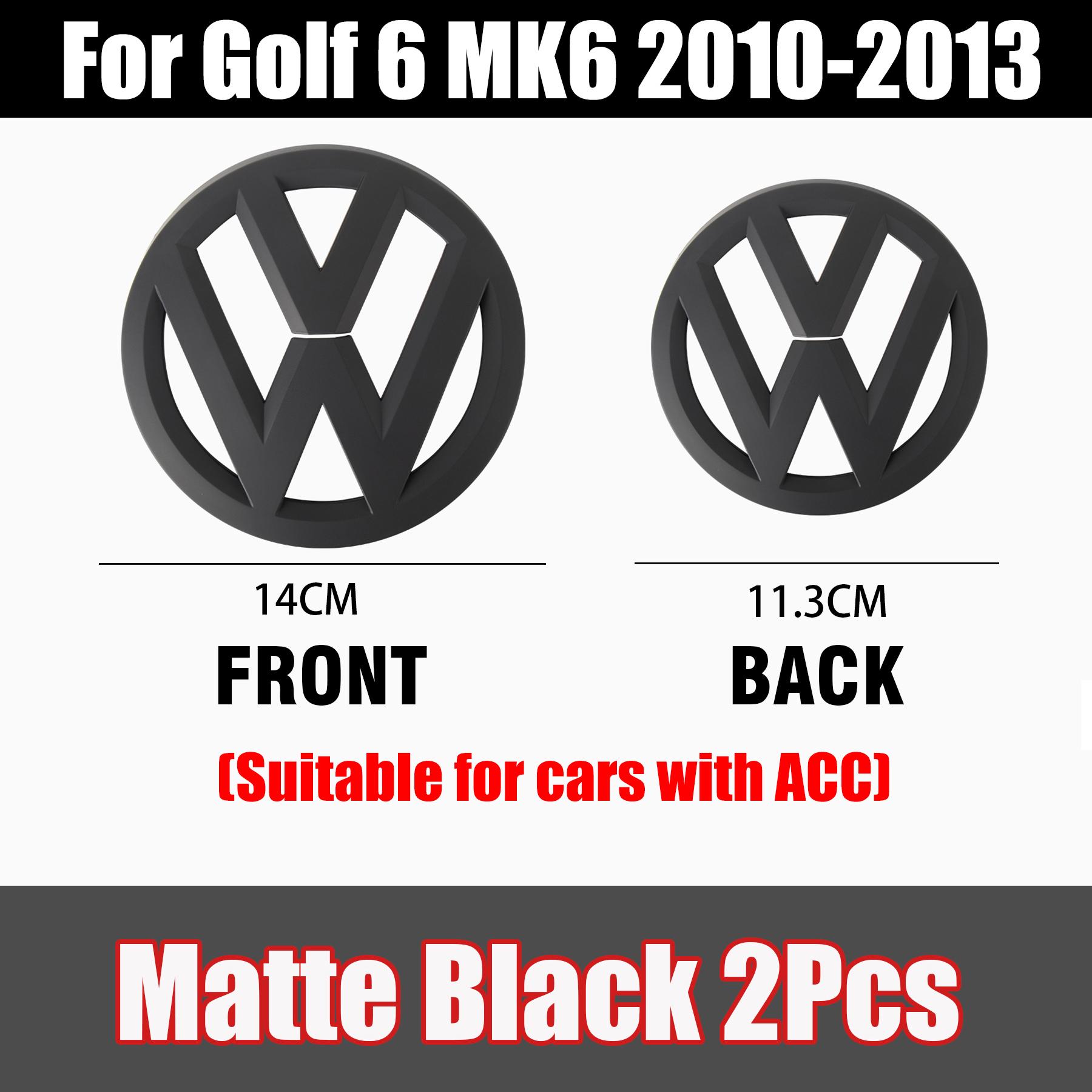 1/2Pcs Car Front Bonnet Grill Badge Rear Trunk Emblem Logo Cover Not Affect ACC For Volkswagen VW Golf 6 MK6 2010 2011 2012 2013
1/2Pcs Car Front Bonnet Grill Badge Rear Trunk Emblem Logo Cover Not Affect ACC For Volkswagen VW Golf 6 MK6 2010 2011 2012 2013