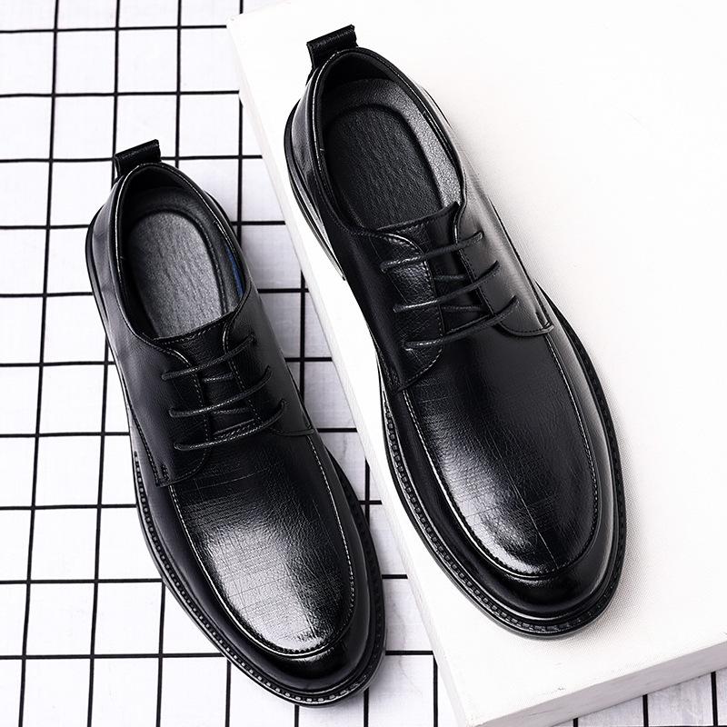 Men s youth casual leather shoes low-top trend lace-up low-top suit shoes groom wedding shoes 2025 37
Men s youth casual leather shoes low-top trend lace-up low-top suit shoes groom wedding shoes 2025 37