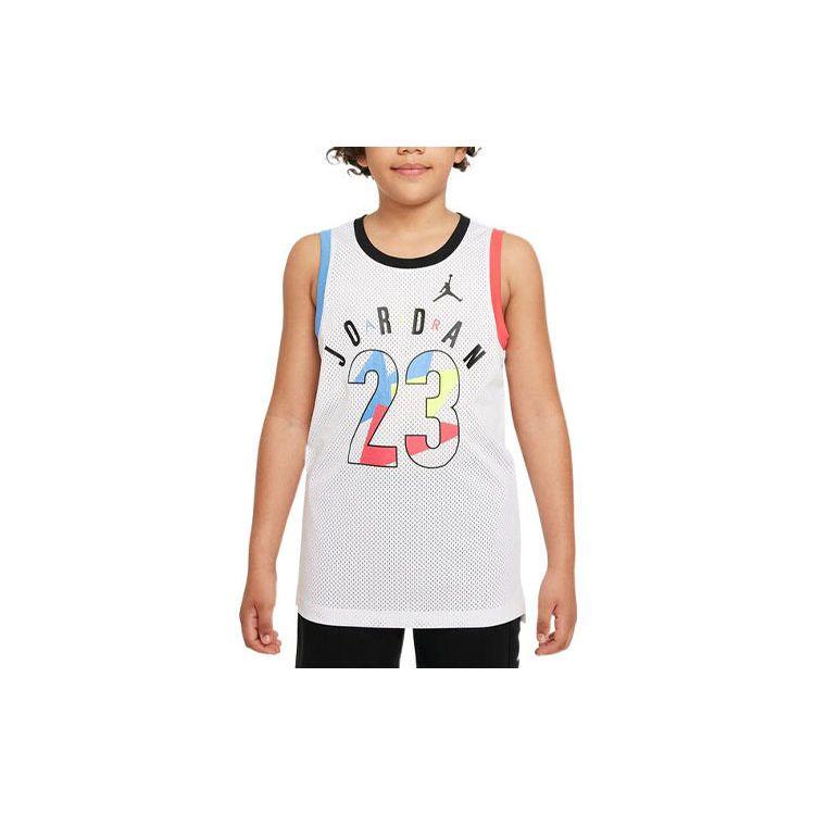 Jordan Breathable Sleeveless Kids Basketball Jersey Kids jersey White JD2122010GS-002 M
Jordan Breathable Sleeveless Kids Basketball Jersey Kids jersey White JD2122010GS-002 M