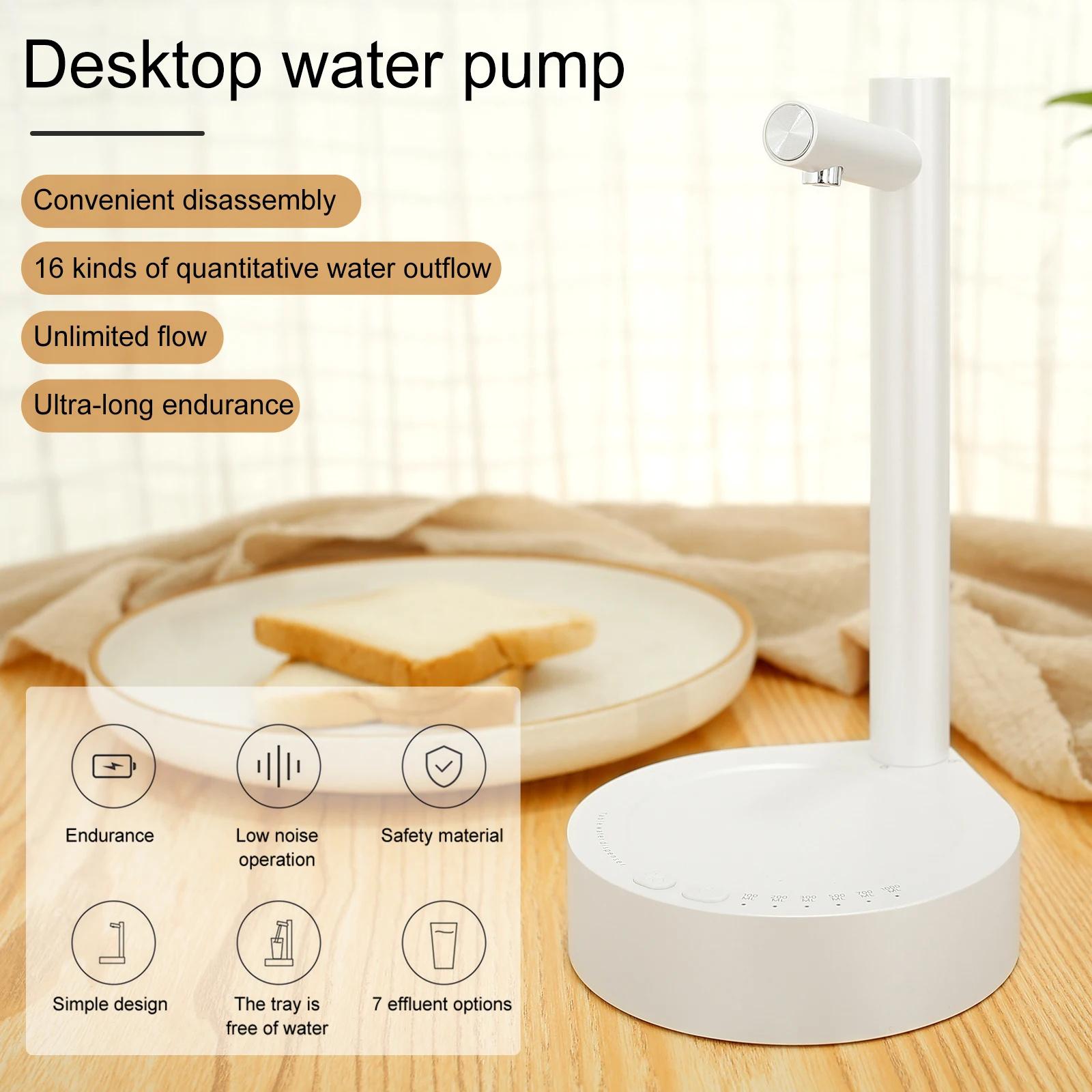 Smart Electric Water Pump Tray Design Desktop Water Dispenser for Barreled Water (BPA-Free,No FDA) White
Smart Electric Water Pump Tray Design Desktop Water Dispenser for Barreled Water (BPA-Free,No FDA) White