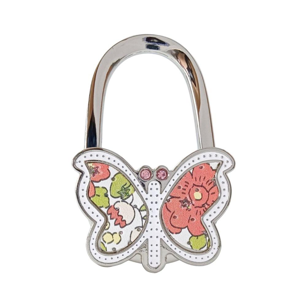 Durable Foldable Butterfly Purse Hook Floral Pattern Portable Handbag Hanger Creative Alloy Handbag Hook for Women
Durable Foldable Butterfly Purse Hook Floral Pattern Portable Handbag Hanger Creative Alloy Handbag Hook for Women