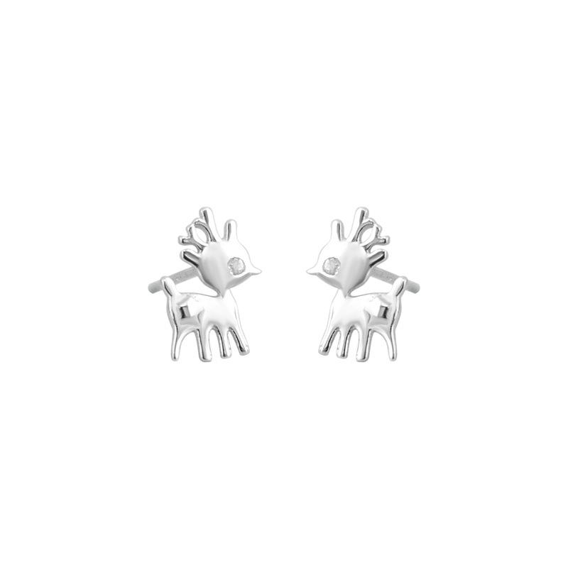 Weiheng s925 Sterling Silver Plum Blossom Reindeer Stud Earrings for Girls - Cute Christmas Forest Design with Inlaid Diamonds 925 Silver платиновий
Weiheng s925 Sterling Silver Plum Blossom Reindeer Stud Earrings for Girls - Cute Christmas Forest Design with Inlaid Diamonds 925 Silver платиновий