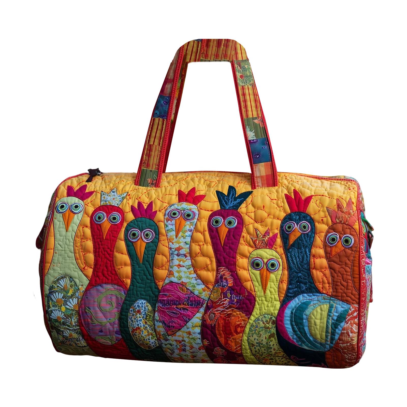 3D Chicken Series Quilted Pleated Cotton Travel Bag Fashion Printed Ladies Yoga Bag Handbag One Size
3D Chicken Series Quilted Pleated Cotton Travel Bag Fashion Printed Ladies Yoga Bag Handbag One Size