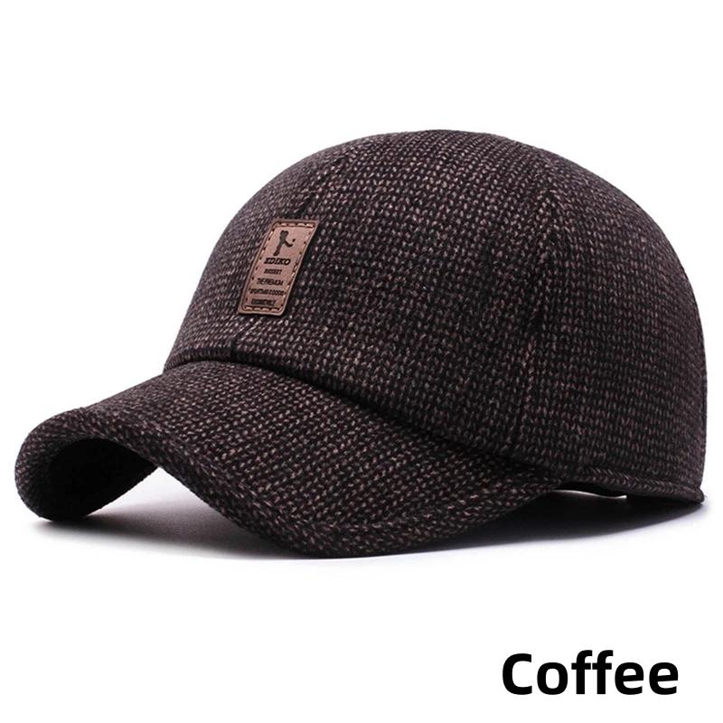 Autumn Winter Warm Men Woolen Baseball Cap Outdoor Ear Cover Earflaps Adjustable Hat Middle-Aged Dad Hat With Earmuffs Design Adjustable
Autumn Winter Warm Men Woolen Baseball Cap Outdoor Ear Cover Earflaps Adjustable Hat Middle-Aged Dad Hat With Earmuffs Design Adjustable