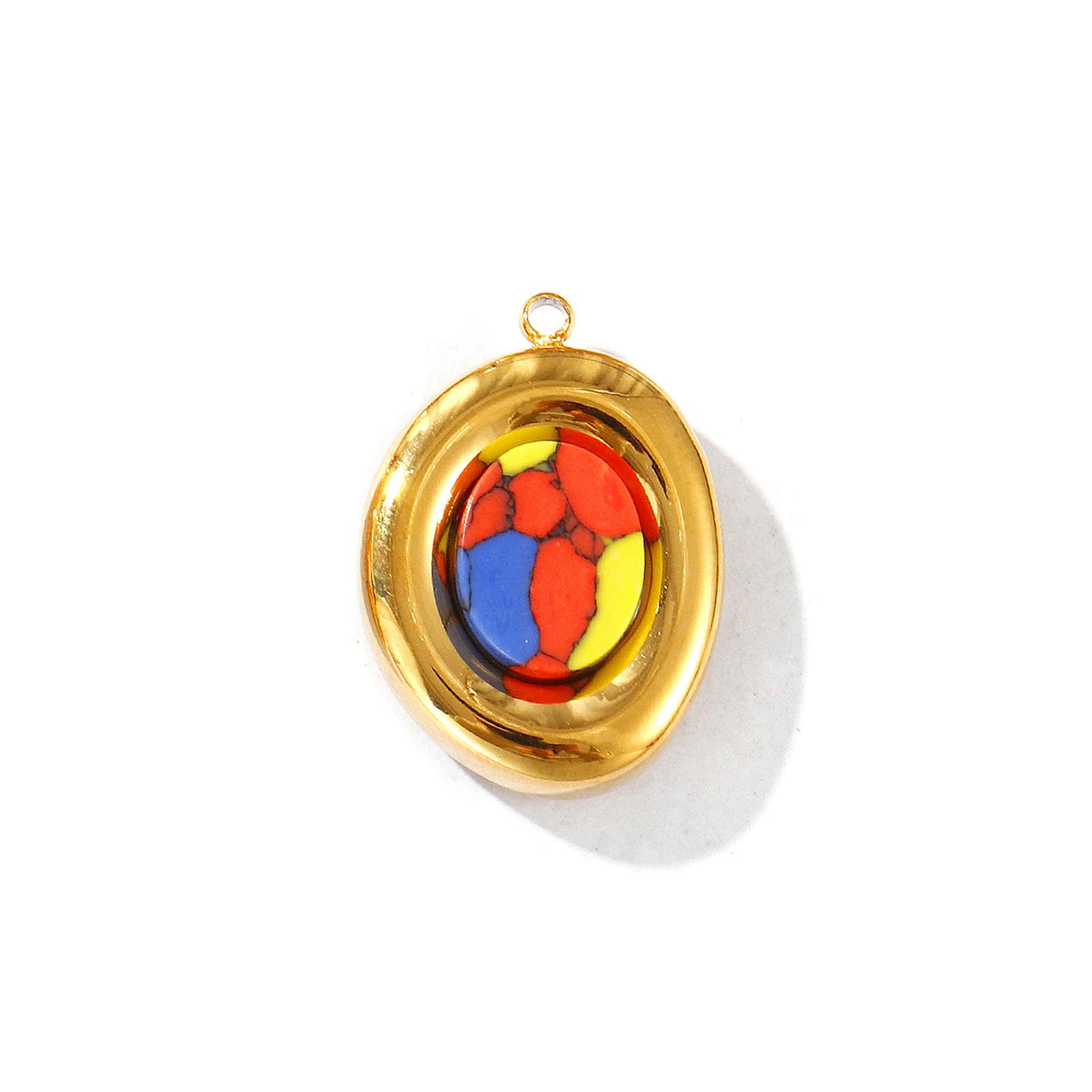 2 PCs Waterproof 304 Stainless Steel Charms 18K Gold Plated Heart Oval Stone Pendants For DIY Necklace Earrings Jewelry Making
2 PCs Waterproof 304 Stainless Steel Charms 18K Gold Plated Heart Oval Stone Pendants For DIY Necklace Earrings Jewelry Making