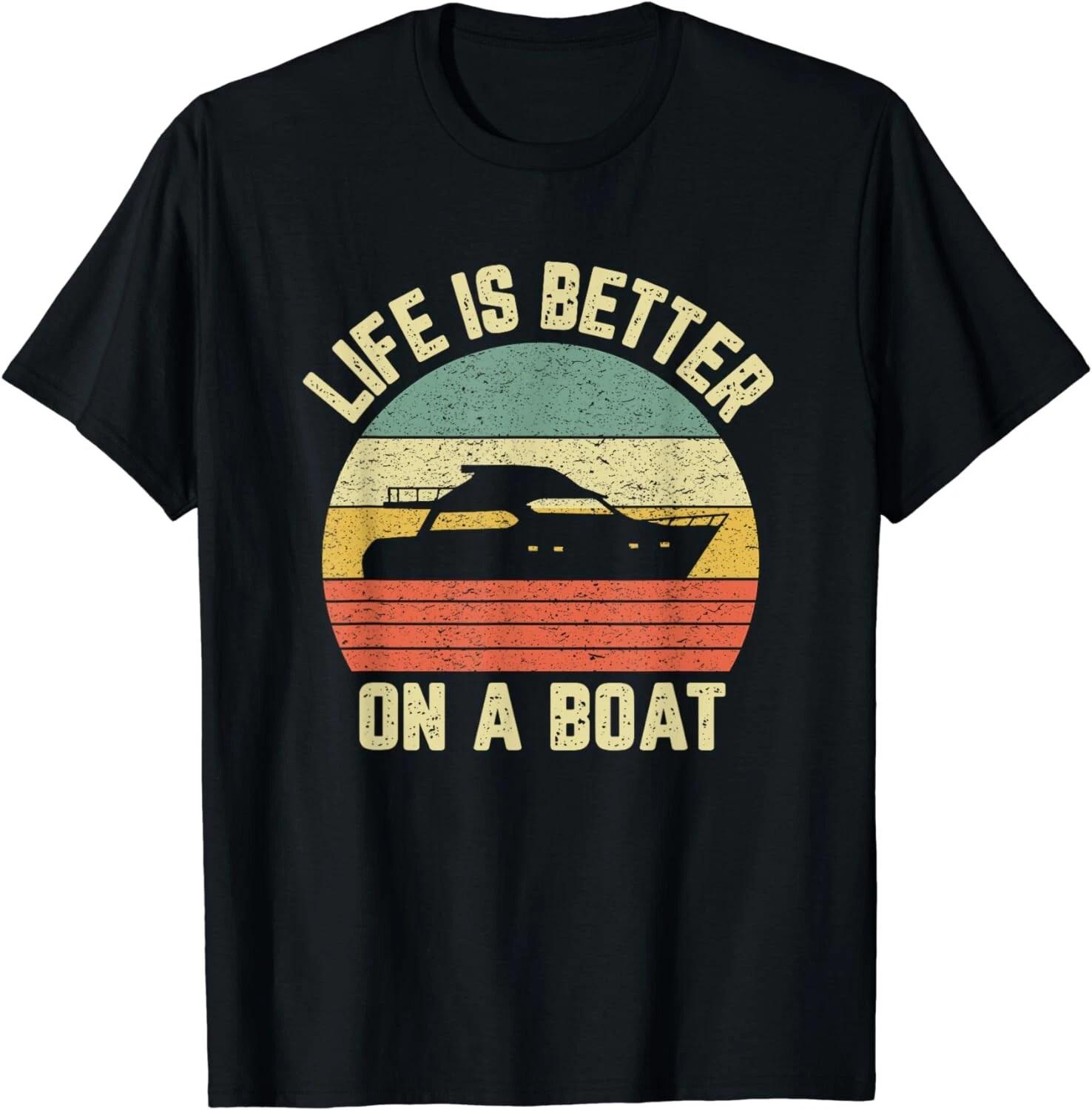 Funny Boating Shirt Retro Gift Life Better On a Boat Captain Gift Unisex T-Shirt 4XL
Funny Boating Shirt Retro Gift Life Better On a Boat Captain Gift Unisex T-Shirt 4XL