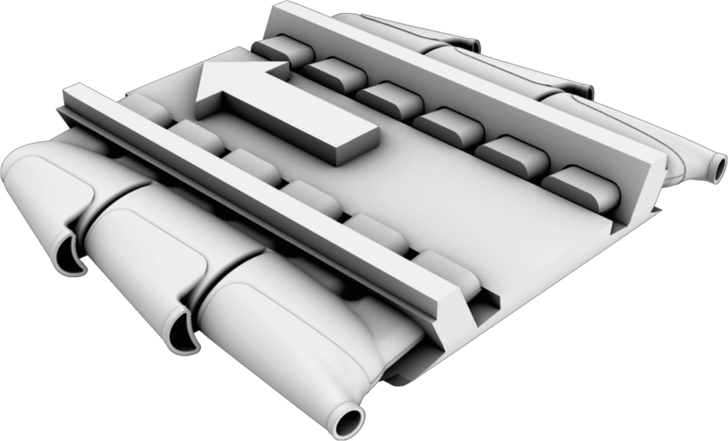 IBG Scale Spitfire Early Model Exhaust Pipe with Mounting 3D Printed Plastic Model PBU7284 1/72 Mk.I Clamp, Parts, (Airplane)
IBG Scale Spitfire Early Model Exhaust Pipe with Mounting 3D Printed Plastic Model PBU7284 1/72 Mk.I Clamp, Parts, (Airplane)