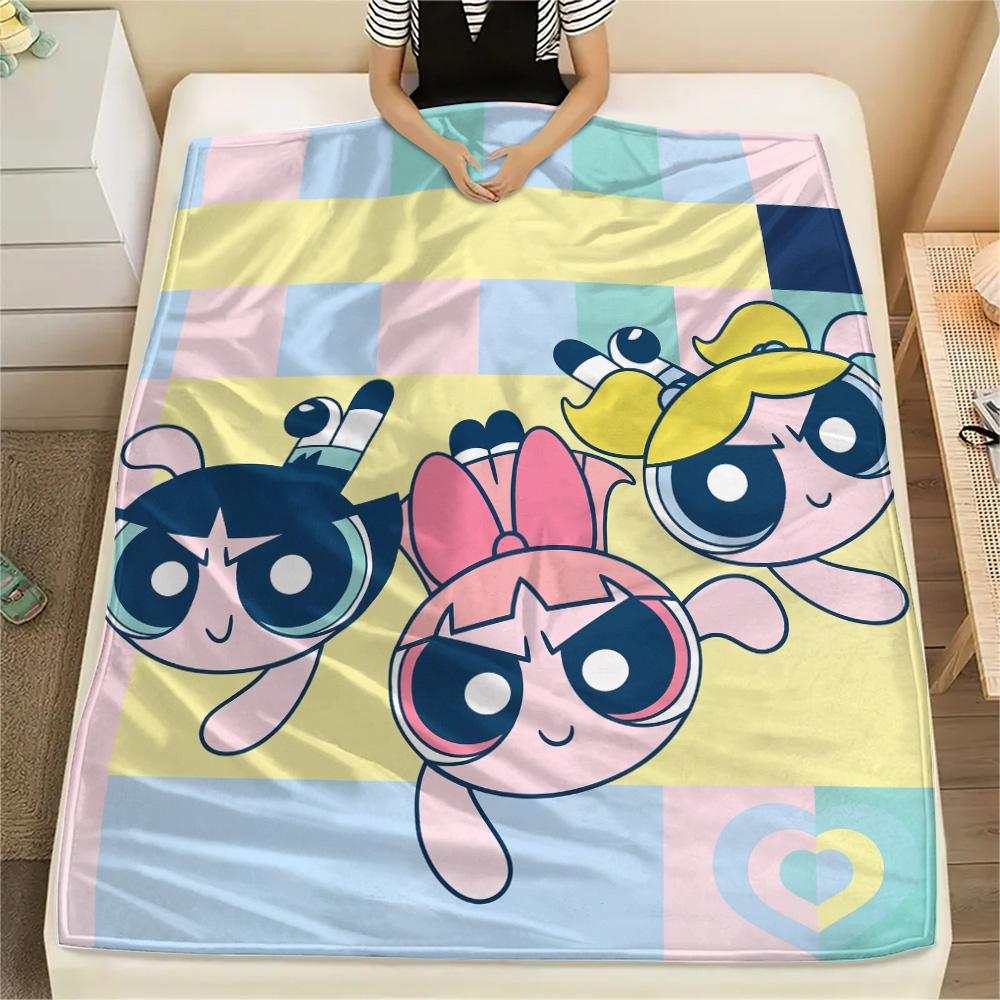 The Powerpuff Girls characters flannel blanket, warm for home bedroom, ideal gift choice 75x90cm
The Powerpuff Girls characters flannel blanket, warm for home bedroom, ideal gift choice 75x90cm