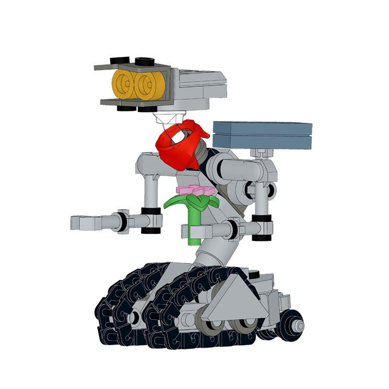 New in Johnny 5 Robot Toys Classic Movie Short Open Circuit Figures Robot Model Building Kit Decor Building Bricks Set Box (as the picture-48286-)-
New in Johnny 5 Robot Toys Classic Movie Short Open Circuit Figures Robot Model Building Kit Decor Building Bricks Set Box (as the picture-48286-)-