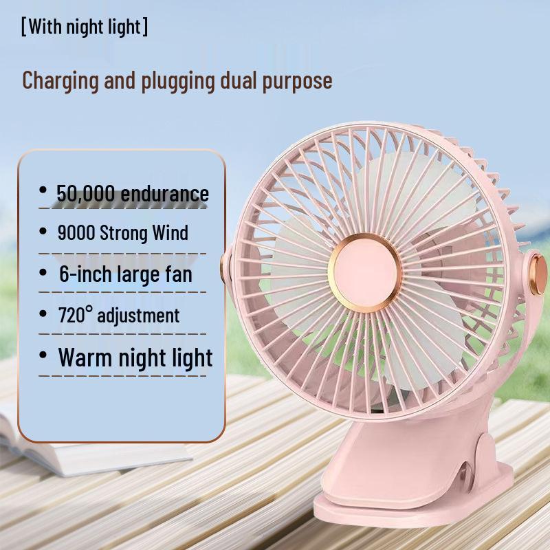 USB Silent Clip Fan for Dorm/Desktop, Rechargeable Wind Power Fan for Student Bedrooms/Bedside 6 inches
USB Silent Clip Fan for Dorm/Desktop, Rechargeable Wind Power Fan for Student Bedrooms/Bedside 6 inches