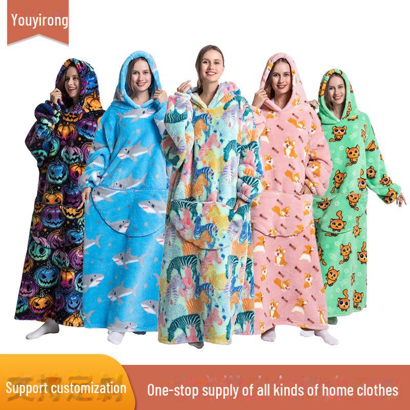 Толстый теплый носимый свитер-одеяло большого размера с капюшоном Adult size 90cm серый/львиный
Толстый теплый носимый свитер-одеяло большого размера с капюшоном Adult size 90cm серый/львиный