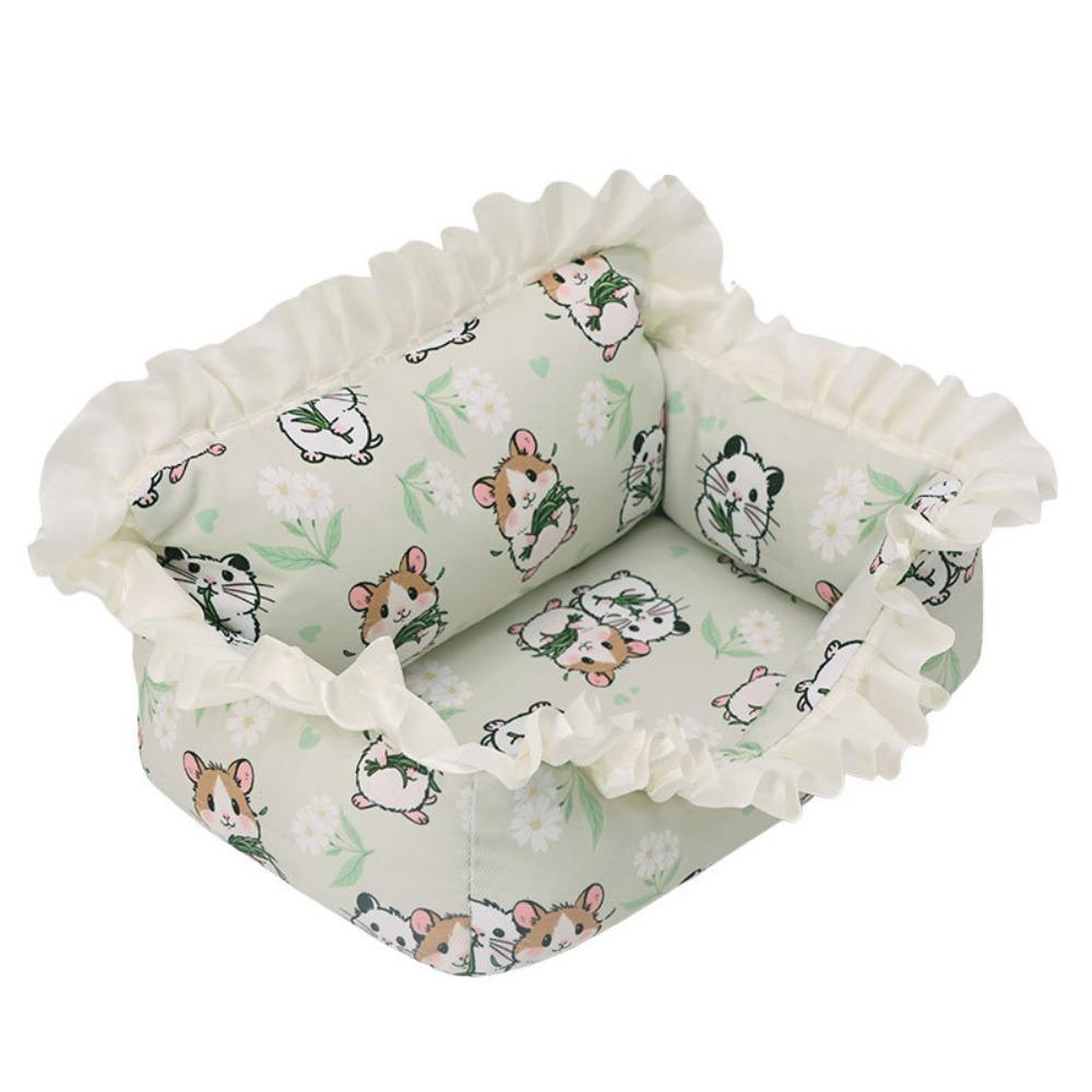 Large Space Hamsters Sofa Bed Soft Small Animal Rest Shelter Pet Sleeping Bed For Guinea Pigs Without Mat Green
Large Space Hamsters Sofa Bed Soft Small Animal Rest Shelter Pet Sleeping Bed For Guinea Pigs Without Mat Green