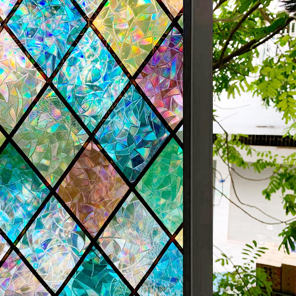 Home Glass Film Decorative Window Privacy Film Rainbow Glass Decal Static Cling Sticker Room Window Kitchen Glass Cabinet Vase 50cmx200cm
Home Glass Film Decorative Window Privacy Film Rainbow Glass Decal Static Cling Sticker Room Window Kitchen Glass Cabinet Vase 50cmx200cm