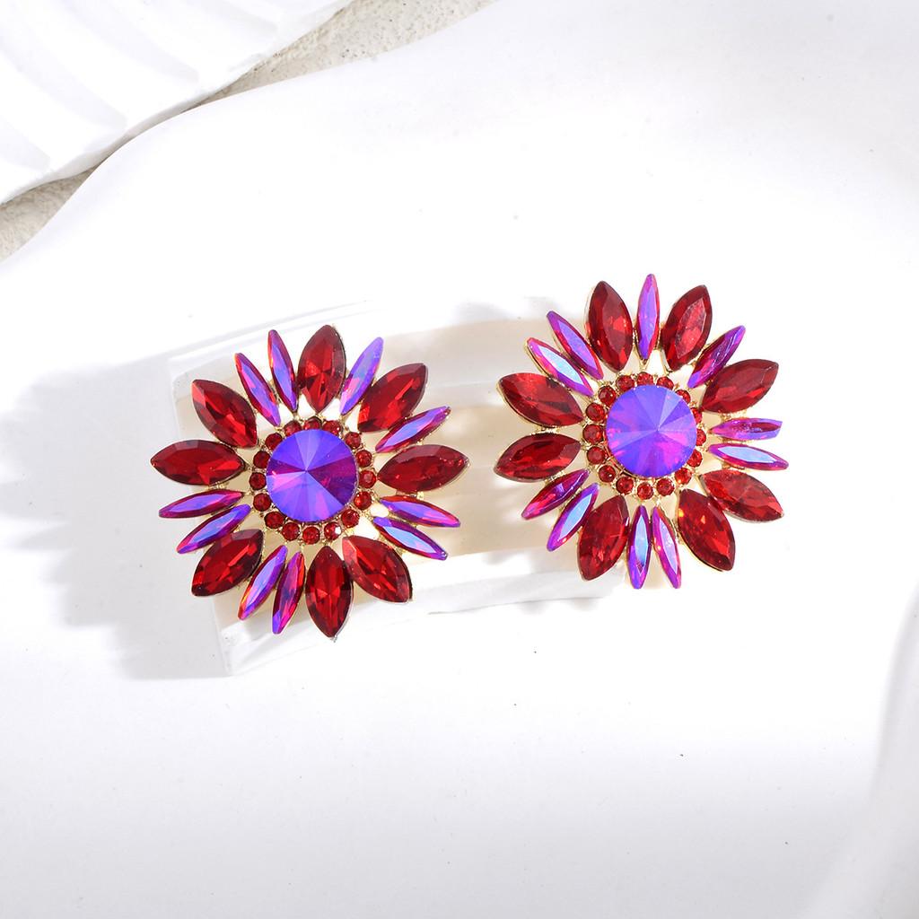 Sunflower Drop Earrings With Water Crystal For Women Party And Evening Wear червоний
Sunflower Drop Earrings With Water Crystal For Women Party And Evening Wear червоний