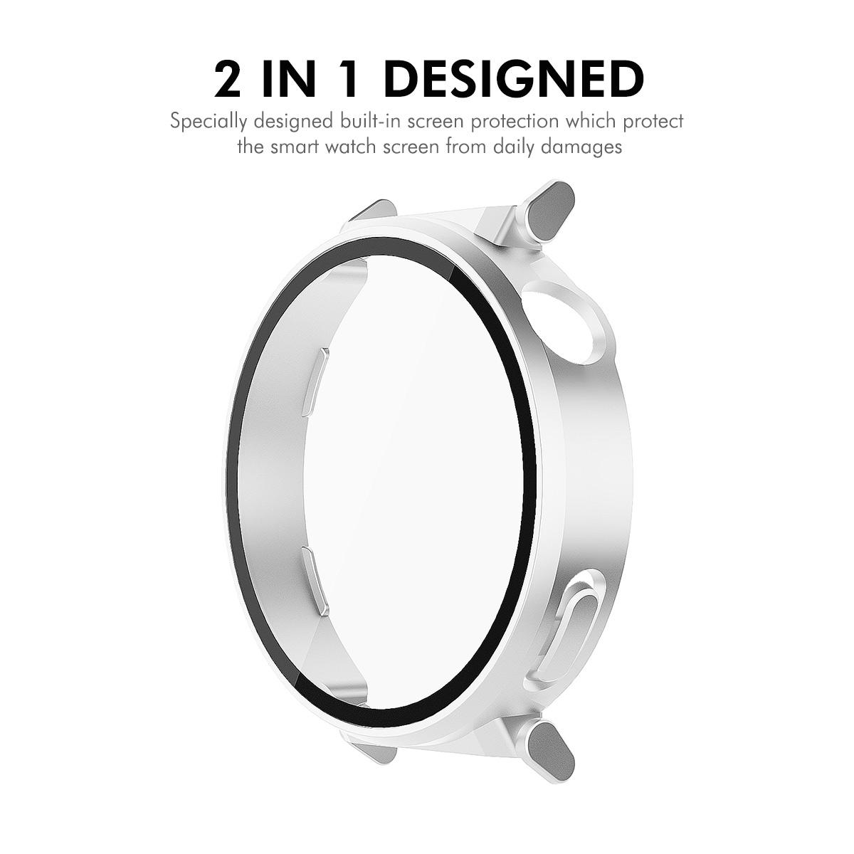 For Huawei Watch GT 5 Pro 42mm ENKAY Hat-Prince 2-in-1 Rubberized Hard PC Frame with 9H Tempered Glass Screen Protector White
For Huawei Watch GT 5 Pro 42mm ENKAY Hat-Prince 2-in-1 Rubberized Hard PC Frame with 9H Tempered Glass Screen Protector White