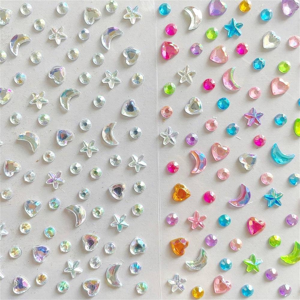 3D Rhinestone Star Moon Heart Glitter Stickers Cute Kpop Journaling Deco Stickers Aesthetic for Kids Kawaii Stationery
3D Rhinestone Star Moon Heart Glitter Stickers Cute Kpop Journaling Deco Stickers Aesthetic for Kids Kawaii Stationery