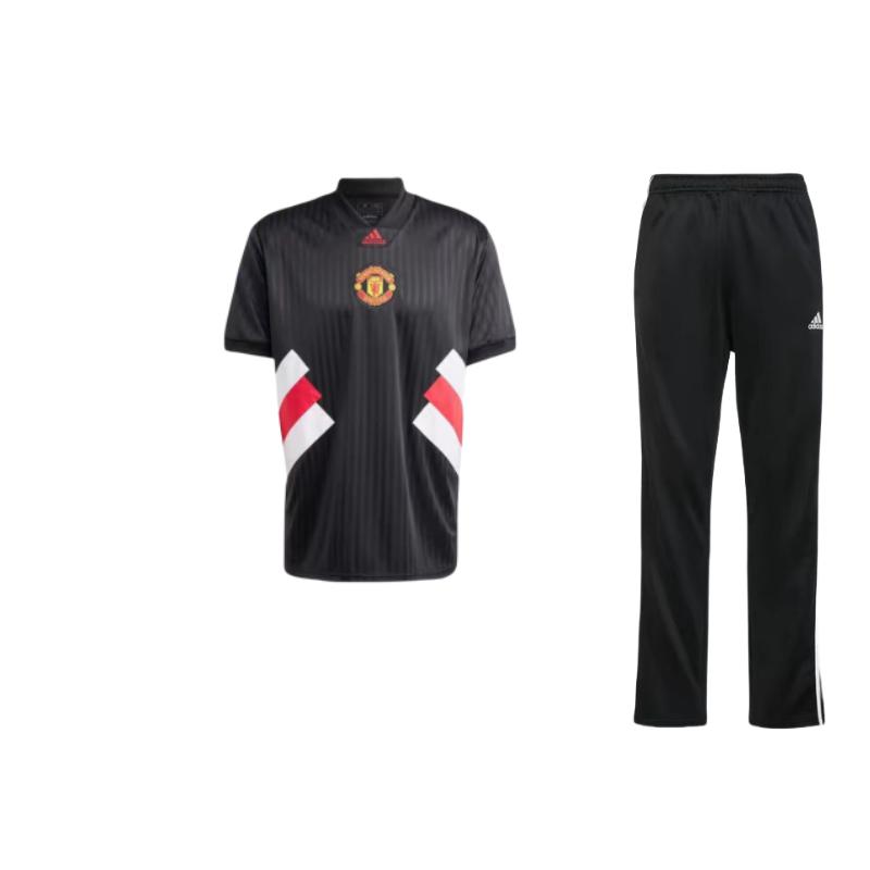 Adidas Printed Football Comfortable Short Sleeve Elastic Long Pants Casual Sports Suit Men Sports Suit Black TR30PR-BW+HT2002 S
Adidas Printed Football Comfortable Short Sleeve Elastic Long Pants Casual Sports Suit Men Sports Suit Black TR30PR-BW+HT2002 S