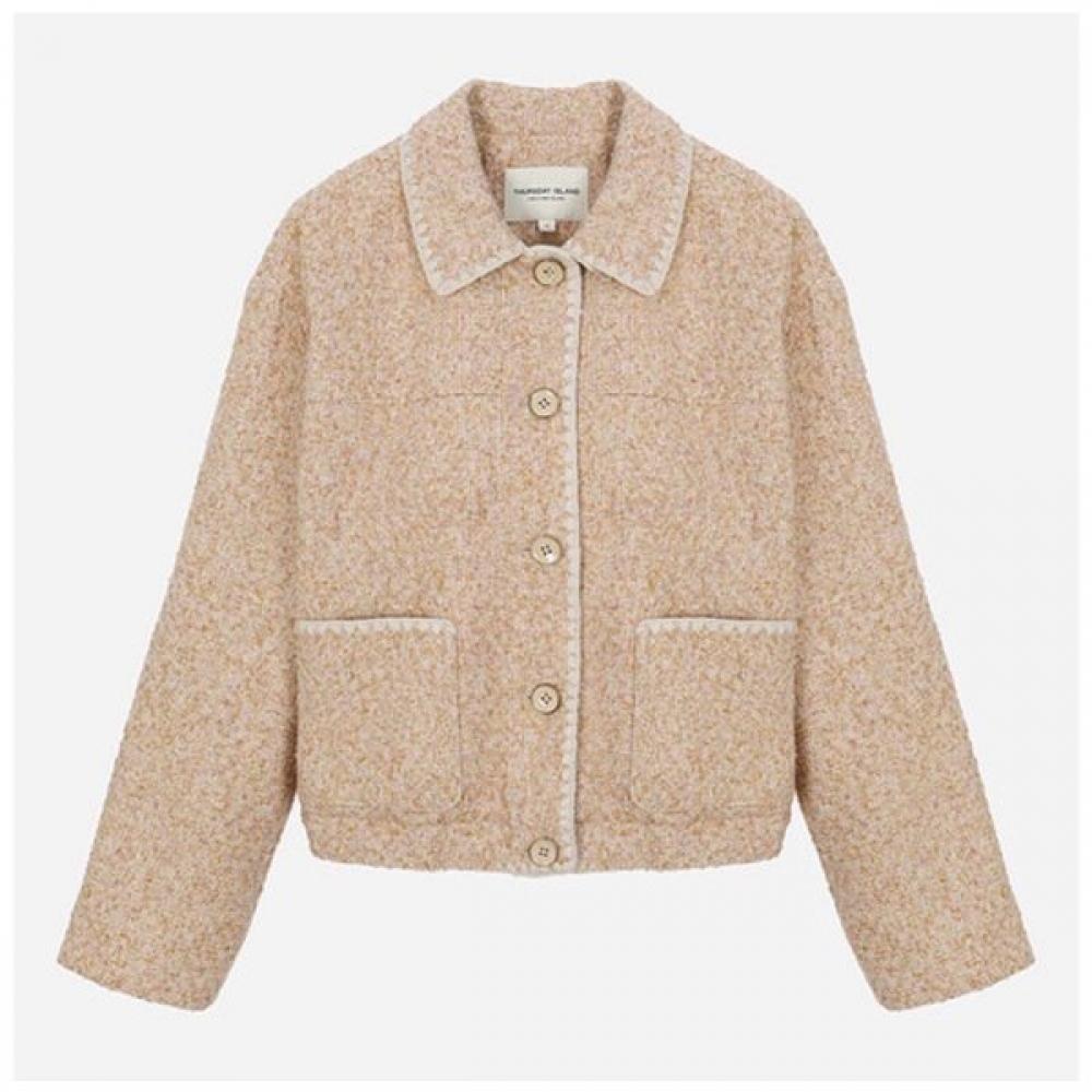 Thursday Island Shell Embroidery Tweed Jumper T262mjp131w beige (BE)/S
Thursday Island Shell Embroidery Tweed Jumper T262mjp131w beige (BE)/S