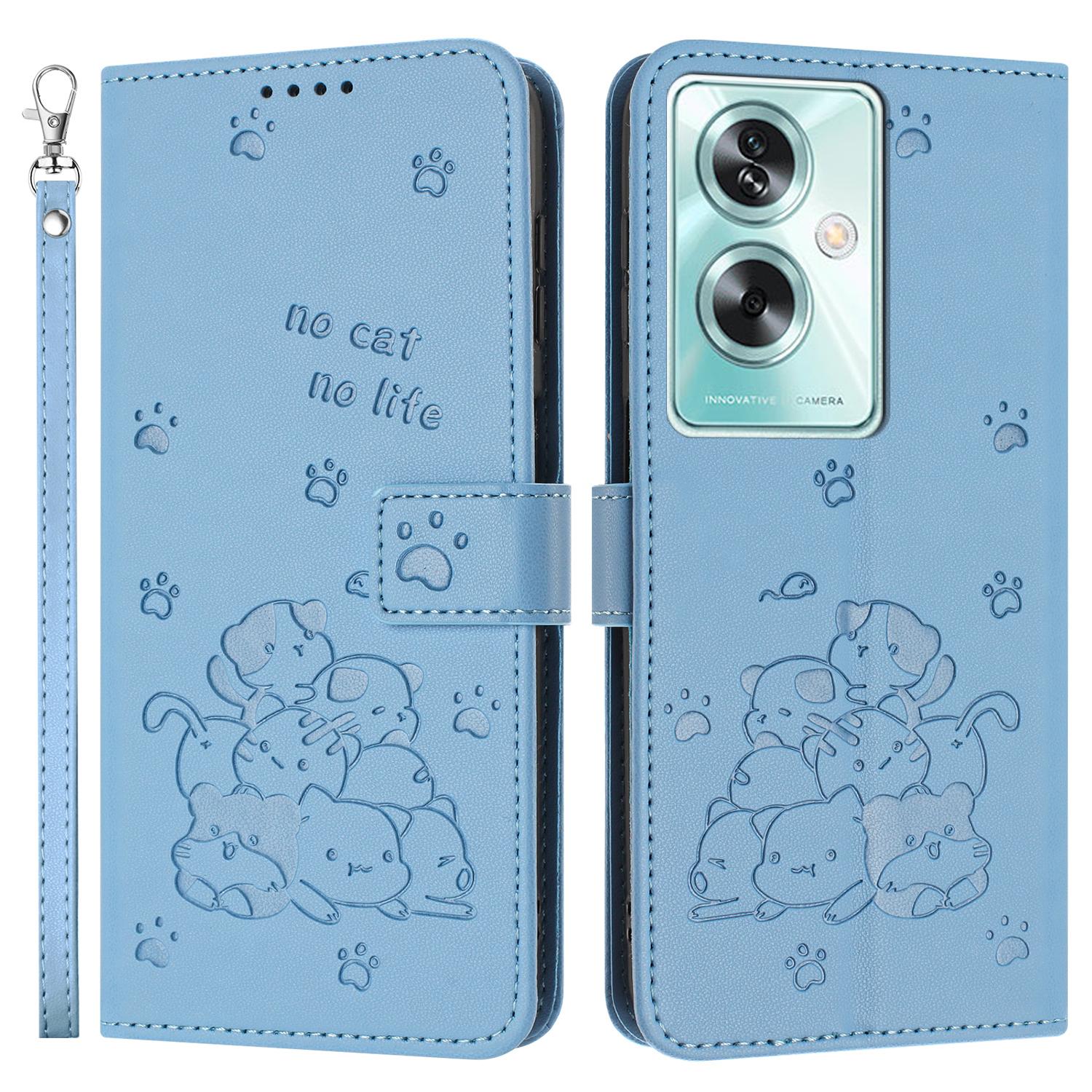 Phone Case For OnePlus Nord N30 SE 5G/Oppo A79 5G/A2 5G with Strap Cats Imprint Leather Cover C
Phone Case For OnePlus Nord N30 SE 5G/Oppo A79 5G/A2 5G with Strap Cats Imprint Leather Cover C