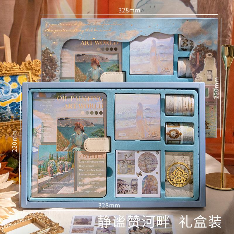 Retro Oil Painting Scrapbooking Sets Hand Account Gift Box Handbook Sticker Material Set Collage Material Handmade Diary Album
Retro Oil Painting Scrapbooking Sets Hand Account Gift Box Handbook Sticker Material Set Collage Material Handmade Diary Album