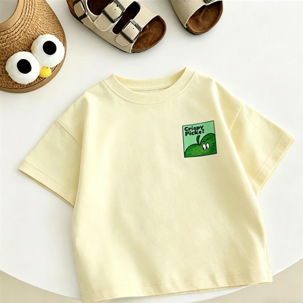 Crewneck Tops Lovley T Shirt Clothing Loose Casual Sports Wear Simple Round Neck Base Shirt Baby Clothes 110
Crewneck Tops Lovley T Shirt Clothing Loose Casual Sports Wear Simple Round Neck Base Shirt Baby Clothes 110