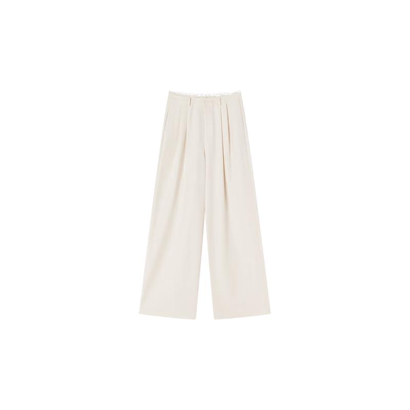 Xiangying Women s High-Waist Lace-Trim Wide-Leg Trousers L
Xiangying Women s High-Waist Lace-Trim Wide-Leg Trousers L