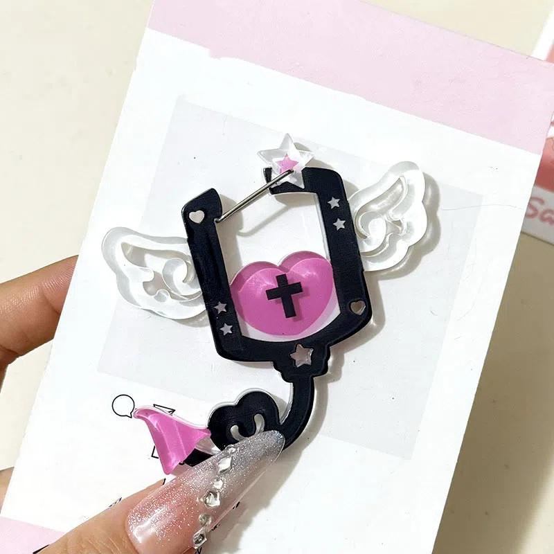 Каваий Иллюстрация Безделушки Брелок Шармы для Сумки Акриловая Подвеска Украшение Карабин Подвеска для Рюкзака Украшение для Блокнота Подарки чёрный
Каваий Иллюстрация Безделушки Брелок Шармы для Сумки Акриловая Подвеска Украшение Карабин Подвеска для Рюкзака Украшение для Блокнота Подарки чёрный