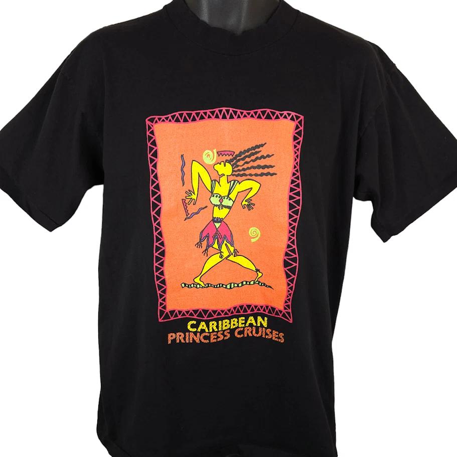 Vintage Caribbean Princess Cruises 100% Cotton T-shirt Mens Tees Top Mens Size Large Black 80s Made In USA 3XL
Vintage Caribbean Princess Cruises 100% Cotton T-shirt Mens Tees Top Mens Size Large Black 80s Made In USA 3XL