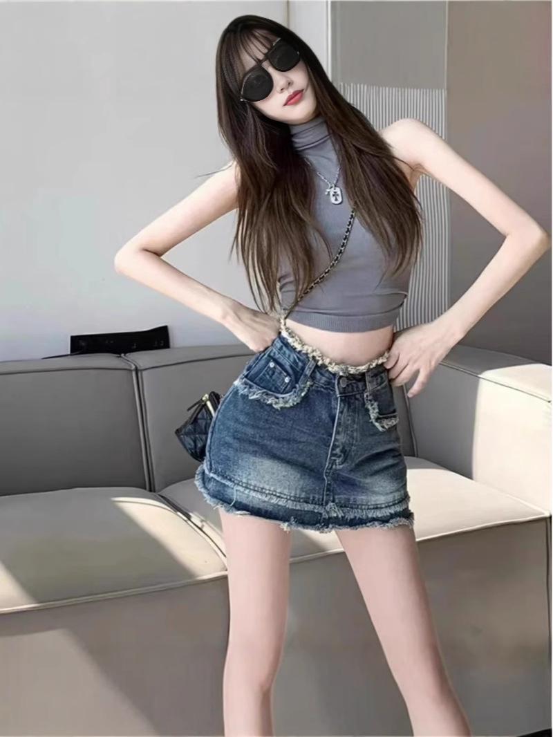 Women s High-Waist Denim Midi Skirt - 2025 Summer A-Line Bodycon for Petite Outdoor Style M
Women s High-Waist Denim Midi Skirt - 2025 Summer A-Line Bodycon for Petite Outdoor Style M
