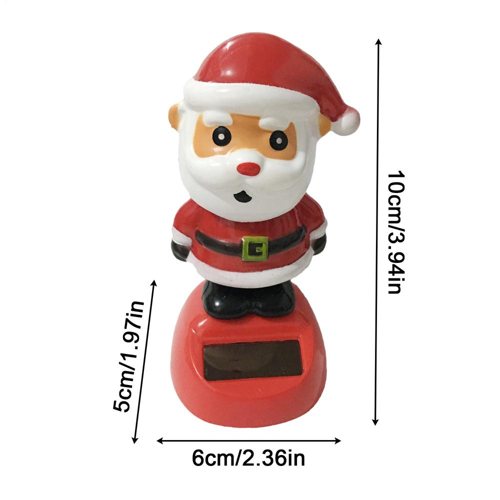 Dashboard Decor Solar Powered Christmas Figurines Dancing Santa Claus Car Decor for Home Office Party Shelf Indoor Desktop Table
Dashboard Decor Solar Powered Christmas Figurines Dancing Santa Claus Car Decor for Home Office Party Shelf Indoor Desktop Table