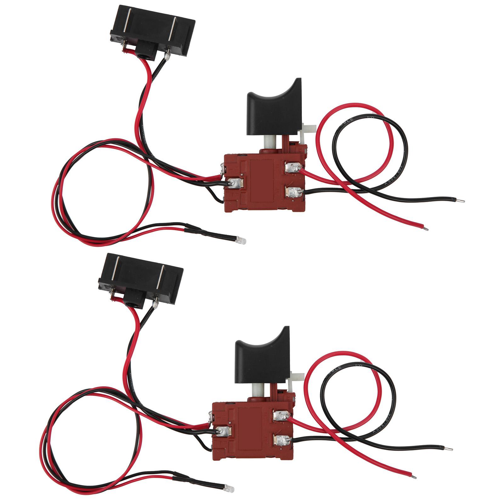 2pcs Saw Switch Speed Control Switch Stepless Speed Regulation Trigger Switch with Light
2pcs Saw Switch Speed Control Switch Stepless Speed Regulation Trigger Switch with Light