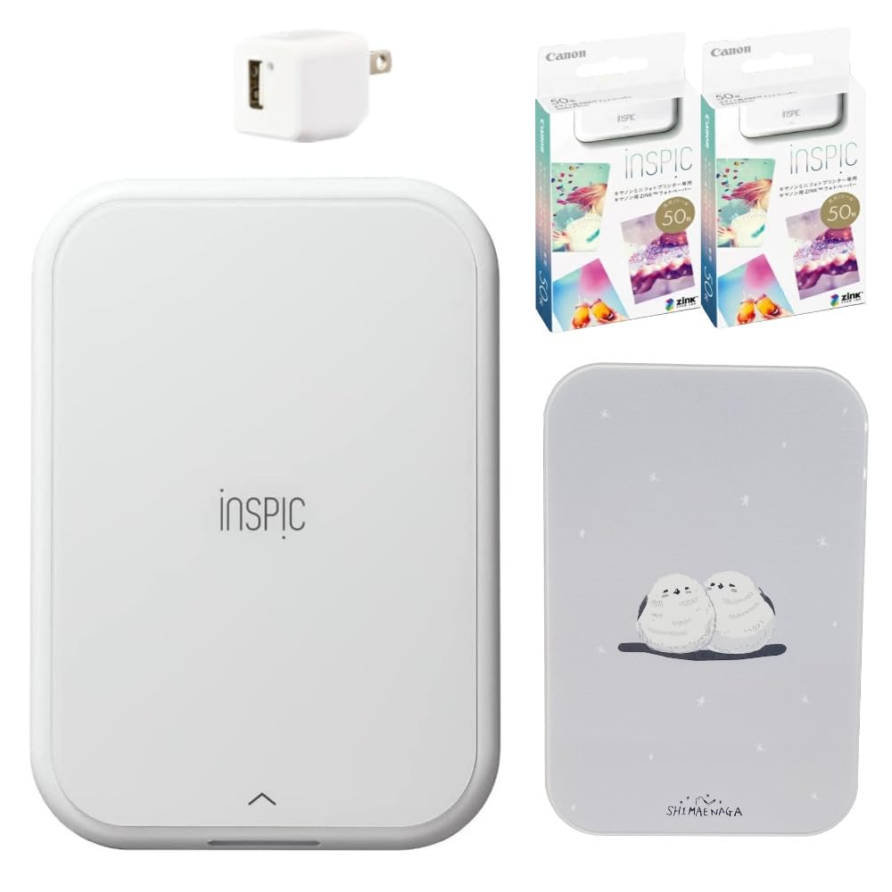 Міні-фотопринтер Canon iNSPiC Білий принтер для смартфонів Shimaenaga Plate 100 аркушів паперу USB-адаптер PV-223 & Dress-up & & білий
Міні-фотопринтер Canon iNSPiC Білий принтер для смартфонів Shimaenaga Plate 100 аркушів паперу USB-адаптер PV-223 & Dress-up & & білий