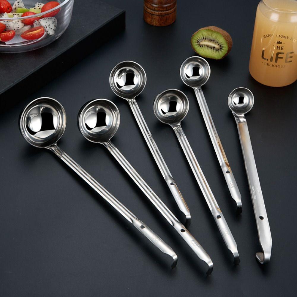Multi-size Soup Ladle Stainless Steel Measuring Ladle Spoon Cooking Utensils Dinner Scoop Home 20CC
Multi-size Soup Ladle Stainless Steel Measuring Ladle Spoon Cooking Utensils Dinner Scoop Home 20CC