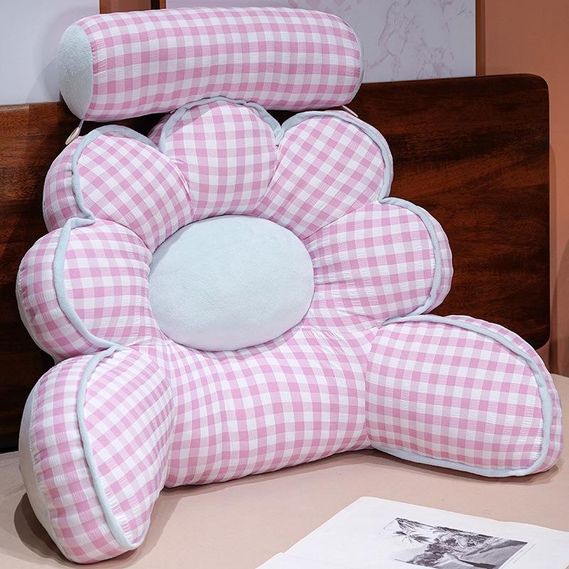 4 Styles Plaid Flower Lumbar Pillow Large Backrest Back Support Waist Cushions for Office Chair Bed Nap Pillow Back Pain Relief 55x65cm рожевий
4 Styles Plaid Flower Lumbar Pillow Large Backrest Back Support Waist Cushions for Office Chair Bed Nap Pillow Back Pain Relief 55x65cm рожевий