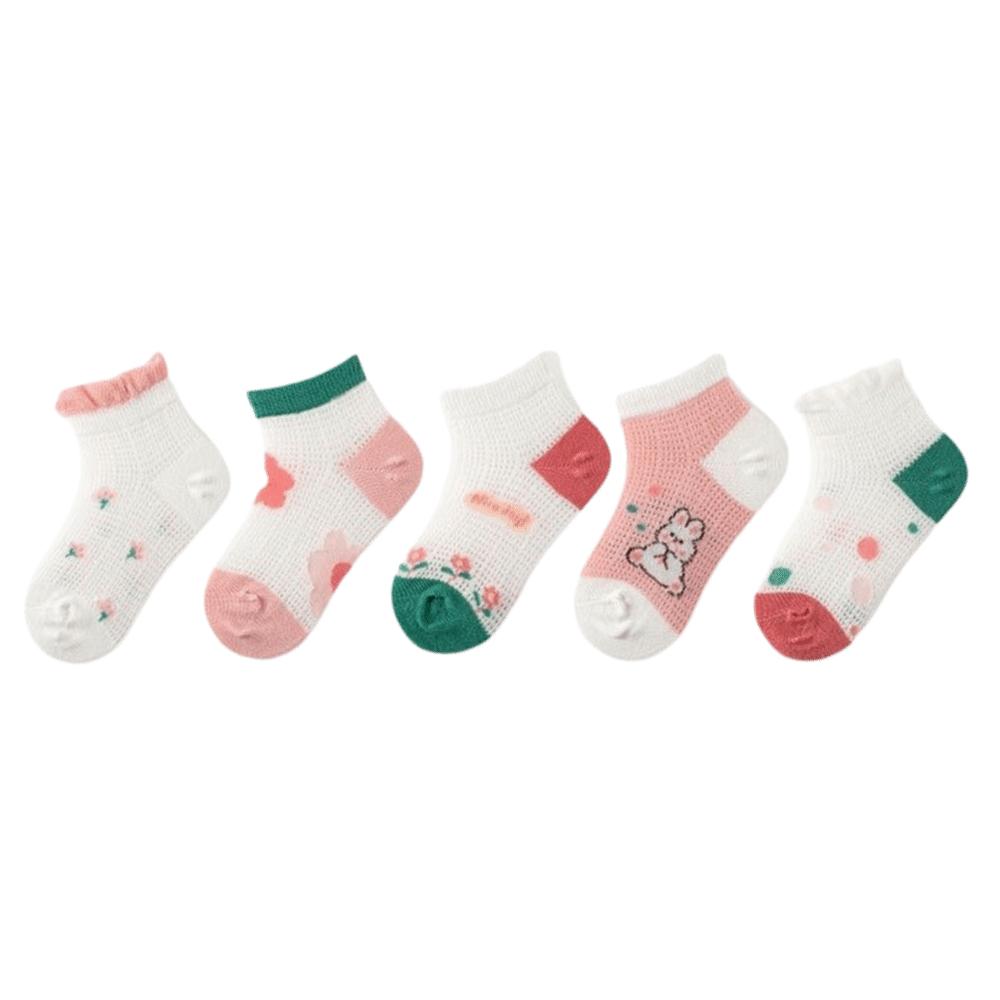 5Pairs Cartoon Printed Cotton Sock Mesh Short Socks Fashion Socks Children 1-3 Years
5Pairs Cartoon Printed Cotton Sock Mesh Short Socks Fashion Socks Children 1-3 Years