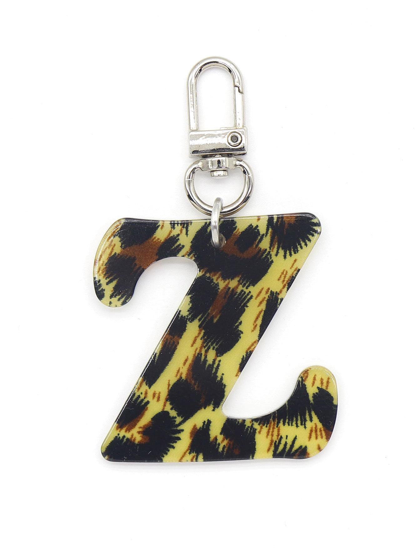 Retro Leopard Print Initial Acrylic Keychain Pendant
Retro Leopard Print Initial Acrylic Keychain Pendant