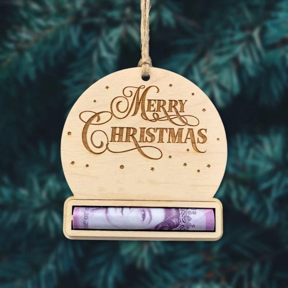 Wood Christmas Cash Card Small Bell Wooden Cash Card Pendants Christmas Money Holder New Year
Wood Christmas Cash Card Small Bell Wooden Cash Card Pendants Christmas Money Holder New Year
